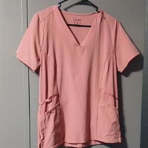 Hanes Women's Coral V-Neck Short Sleeve Tee